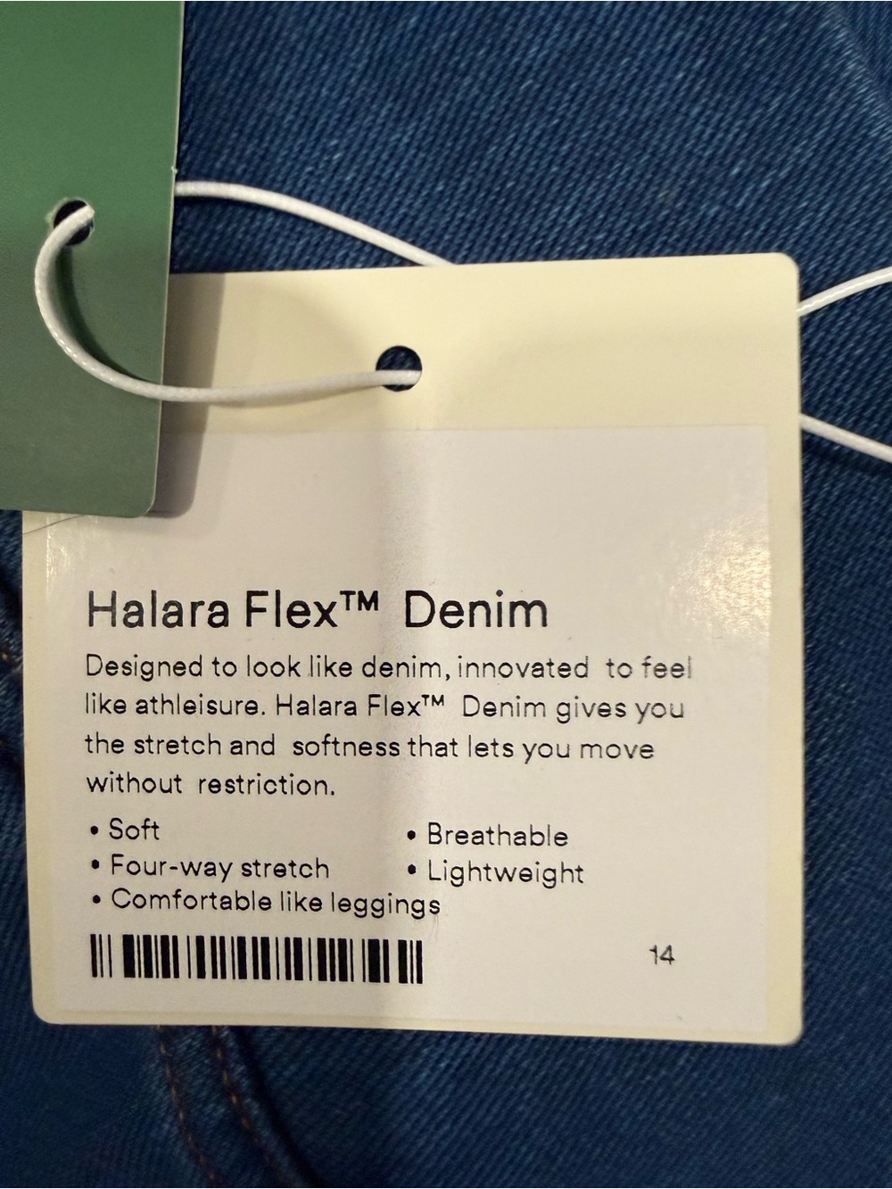 NWT Halara Flex High Waisted Crossover
Pocket Washed Casual Jeans size M - Picture 5 of 8
